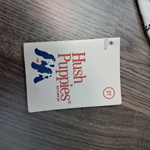 Vintage Hush Puppies Toddler White Tank Top Size 3T NWT Original Store Tag - Picture 5 of 7